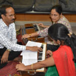 Shri Vilas Kundekar Giving harmonium Lessons