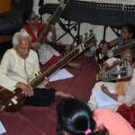 Shri Prabhakar Kulkarni Giving sitar Lessons